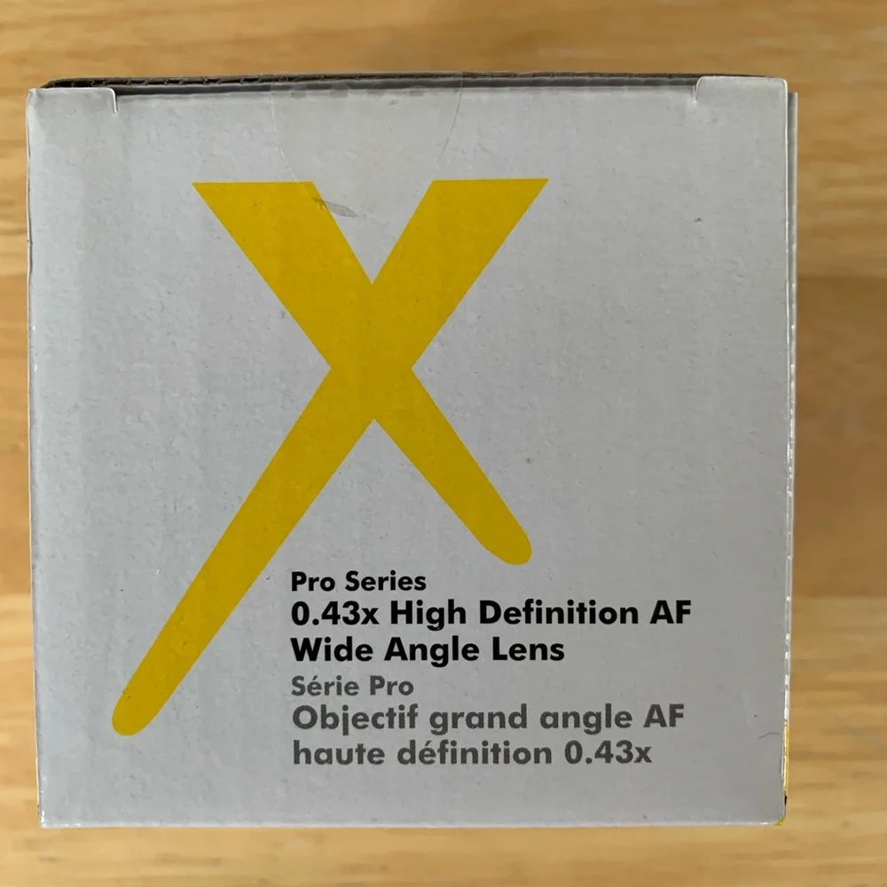 Xit Photo wide angle lens High definition 58mm 0.43x New in box